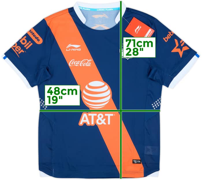 2018-19 Puebla Camiseta Visitante (M)