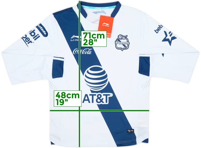 2018-19 Puebla Home L/S Shirt (M)