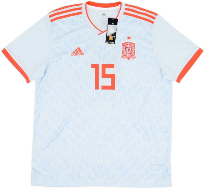 2018-19 Spain Away Shirt Ramos #15 (L)