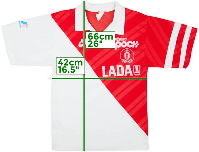1989-90 Monaco Home Shirt - 8/10 - (S)