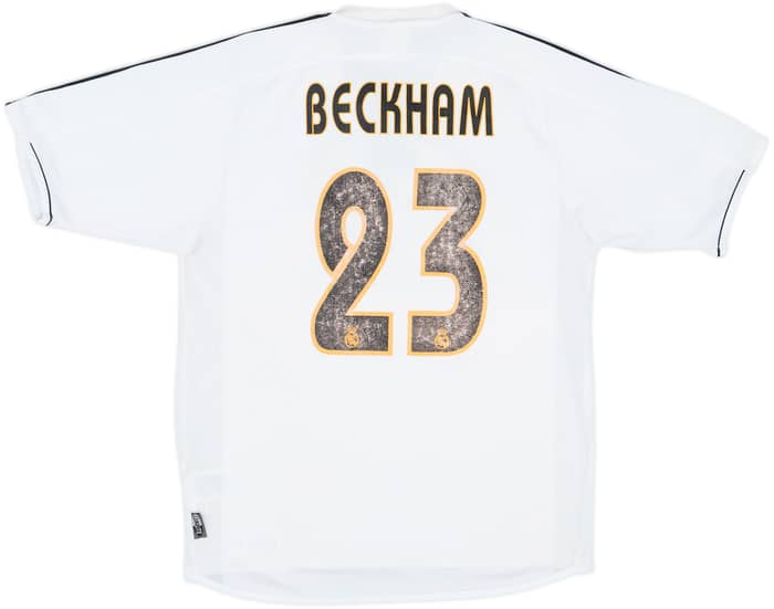 2003-04 Real Madrid Home Shirt Beckham #23 - 5/10 - (S)