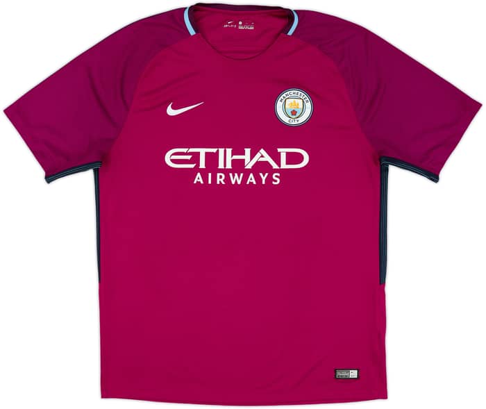 2017-18 Manchester City Away Shirt Kun Aguero #10 - 8/10 - (XL)