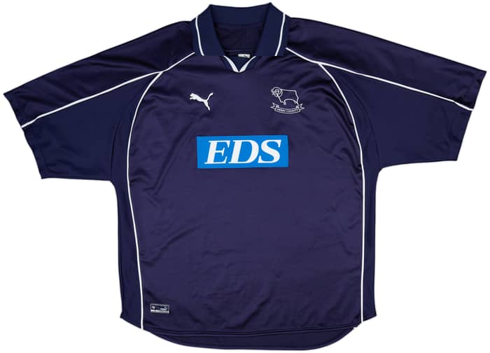 2000-01 Derby County Away Shirt Kinkladze #10 - 9/10 - (XXL)