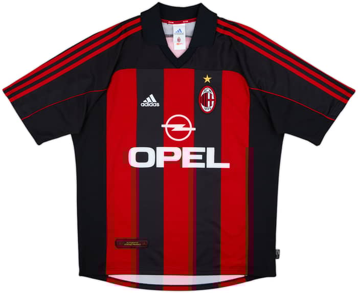 2000-02 AC Milan Home Shirt Shevchenko #7 - 9/10 - (L)