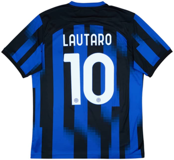 2023-24 Inter Milan Home Shirt Lautaro #10 - 10/10 - (L)