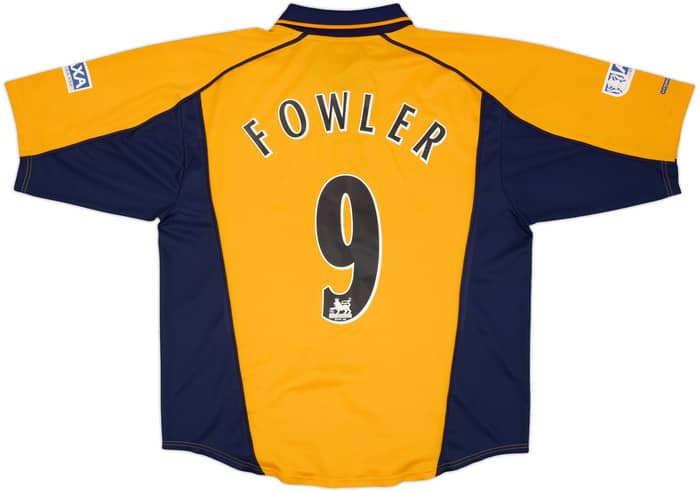 2000-02 Liverpool FA Cup Final Away Shirt Fowler #9 - 6/10 - (L)