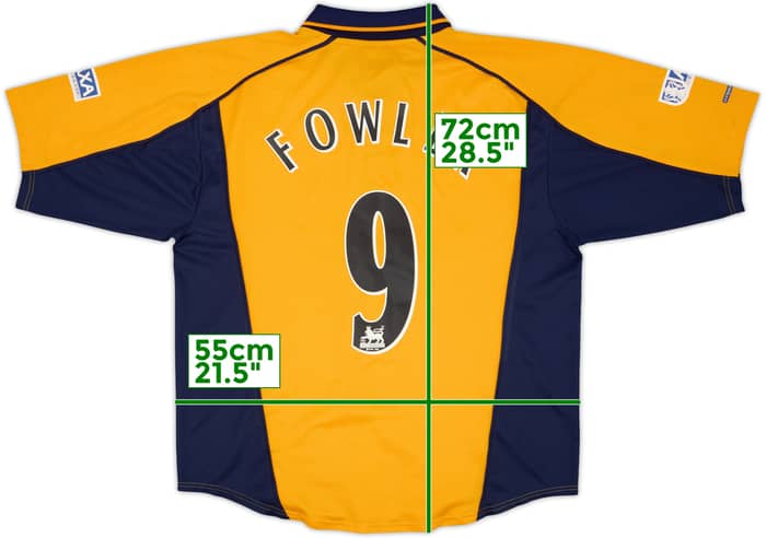 2000-02 Liverpool FA Cup Final Away Shirt Fowler #9 - 6/10 - (L)