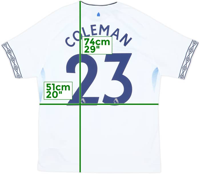 2018-19 Everton Third Shirt Coleman #23 (L)