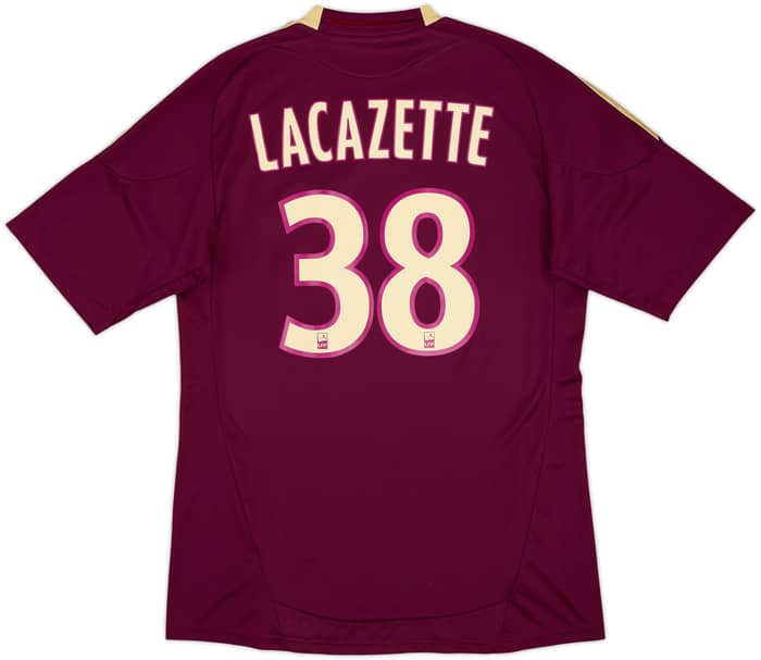 2010-11 Lyon Away Shirt Lacazette #38 - 8/10 - (M)