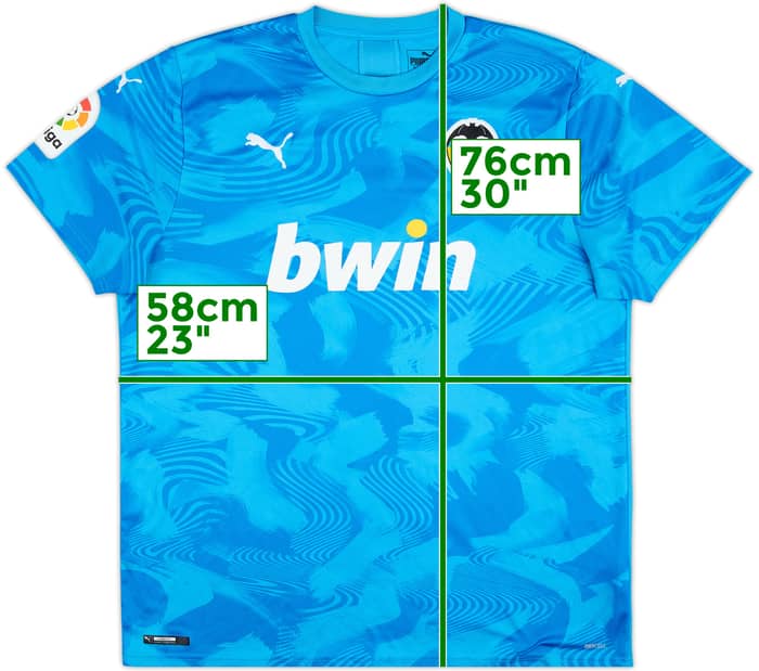 2019-20 Valencia Third Shirt - 9/10 - (XXL)