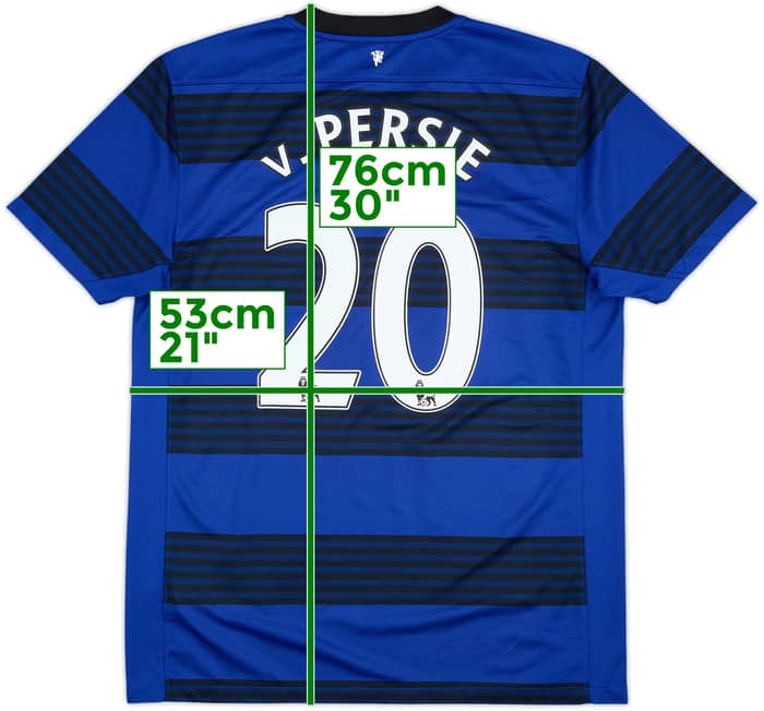 2011-13 Manchester United Away Shirt V.Persie #20 - 7/10 - (L)