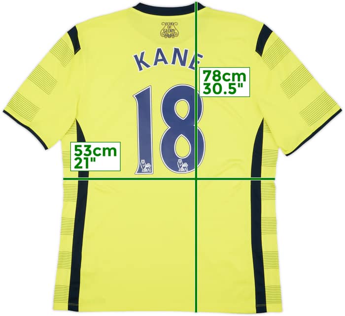 2014-15 Tottenham Third Shirt Kane #18 - 9/10 - (XL)