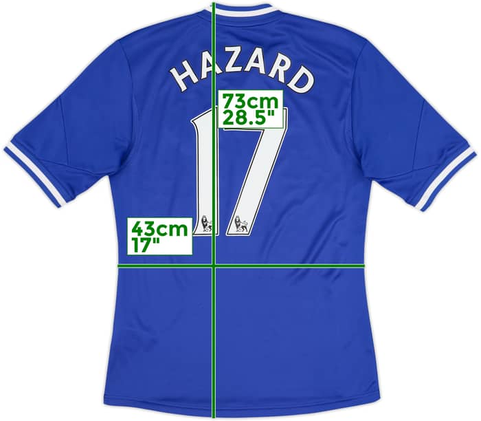 2013-14 Chelsea Home Shirt Hazard #17 - 5/10 - (S)