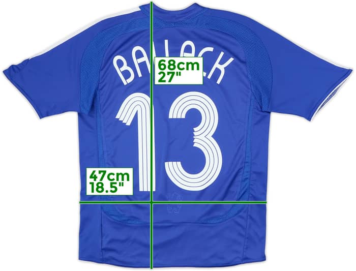 2006-08 Chelsea Home Shirt Ballack #13 - 7/10 - (XL.Boys)