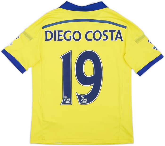2014-15 Chelsea Away Shirt Diego Costa #19 - 7/10 - (M.Boys)