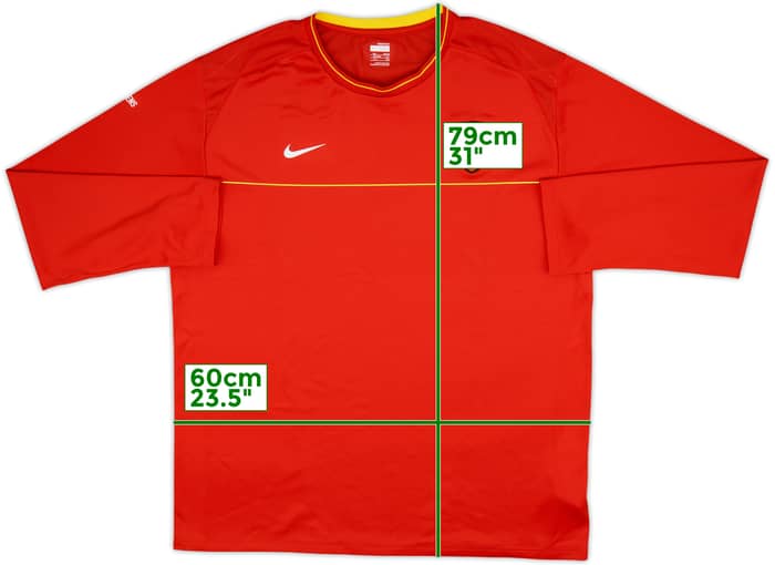 2008-09 Lens Nike Training L/S Shirt - 10/10 - (XXL)