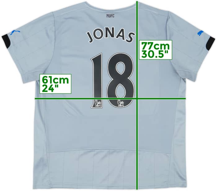 2014-15 Newcastle Away Shirt Jonas #18 - 6/10 - (XL)