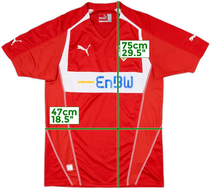 Camiseta de visitante del Stuttgart 2004-05 - 5/10 - (Niños XL)