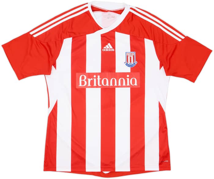 2011-12 Stoke City Home Shirt Crouch #25 - 7/10 - (L)