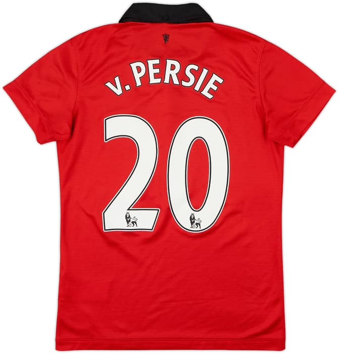 2013-14 Manchester United Home Shirt v.Persie #20 - 9/10 - (Women's S)