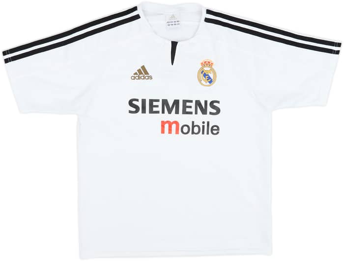 2003-04 Real Madrid Home Shirt - 5/10 - (L.Boys)