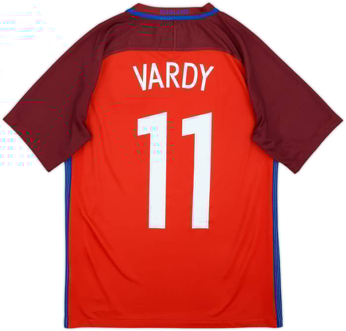 2016-17 England Away Shirt Vardy #11 - 9/10 - (S)