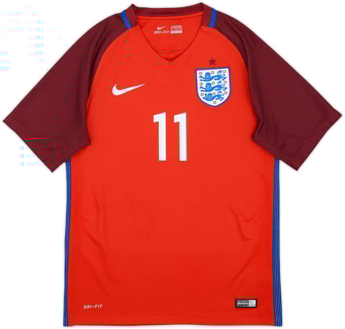 2016-17 England Away Shirt Vardy #11 - 9/10 - (S)