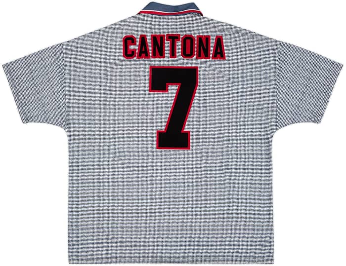 1995-96 Manchester United Away Shirt Cantona #7 - 9/10 - (XXL)
