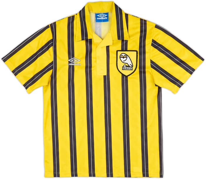 1992-93 Sheffield Wednesday Away Shirt Waddle #8 - 8/10 - (XL)
