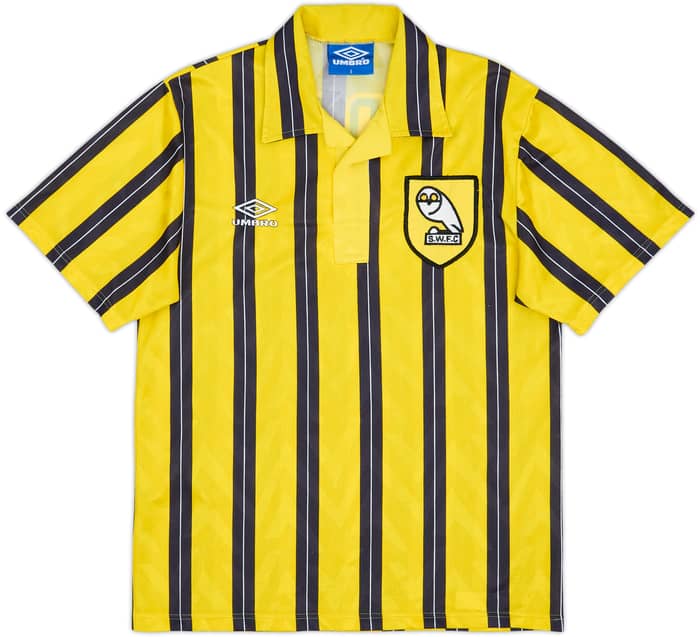 1992-93 Sheffield Wednesday Away Shirt Waddle #8 - 9/10 - (S)