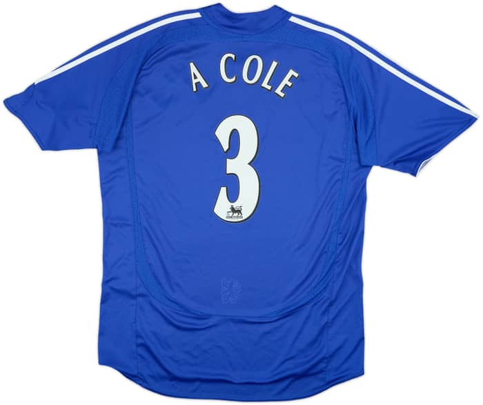 2006-08 Chelsea Home Shirt A Cole #3 - 8/10 - (L)