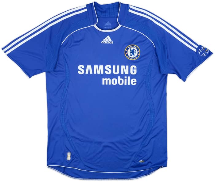 2006-08 Chelsea Home Shirt A Cole #3 - 8/10 - (L)