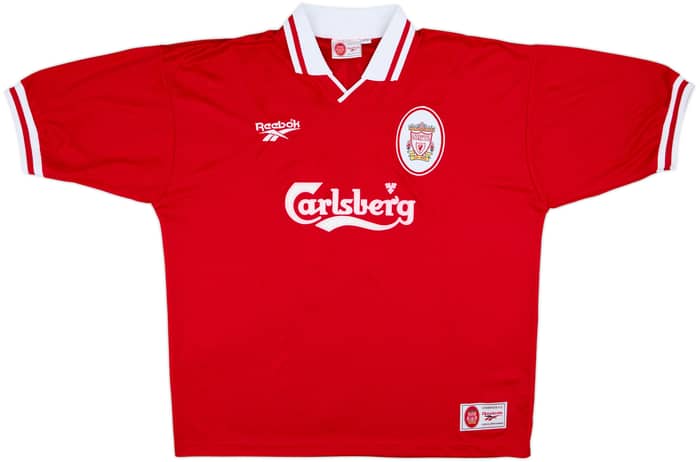 1996-98 Liverpool Home Shirt Redknapp #11 - 9/10 - (XL)