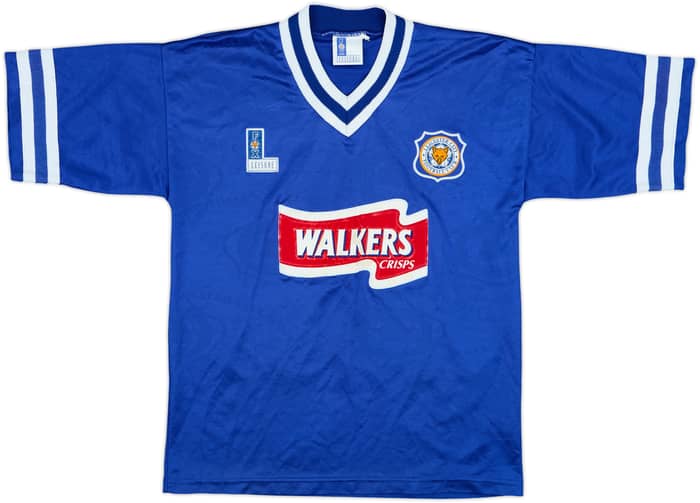 1996-98 Leicester Home Shirt Heskey #11 - 9/10 - (S)