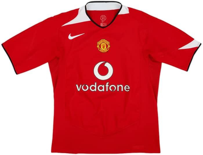 2004-06 Manchester United Home Shirt Smith #14 - 5/10 - (M)