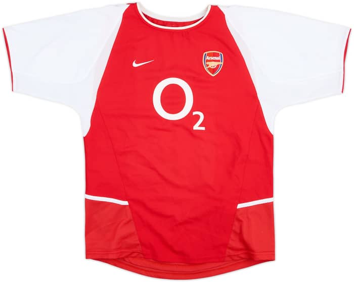 2002-04 Arsenal Home Shirt Henry #14 - 8/10 - (XL.Boys)