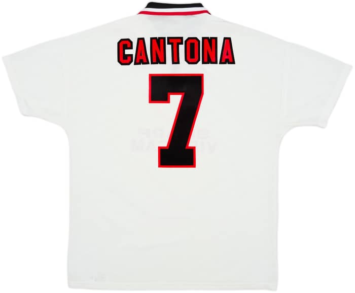 1996-97 Manchester United Away Shirt Cantona #7 - 9/10 - (XL)