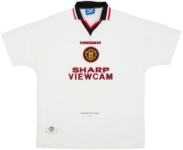 1996-97 Manchester United Away Shirt Cantona #7 - 9/10 - (XL)