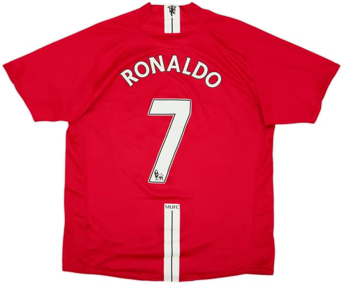 2007-09 Manchester United Home Shirt Ronaldo #7 - 7/10 - (L)