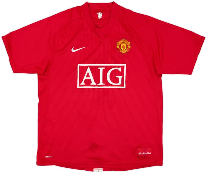 2007-09 Manchester United Home Shirt Ronaldo #7 - 7/10 - (L)