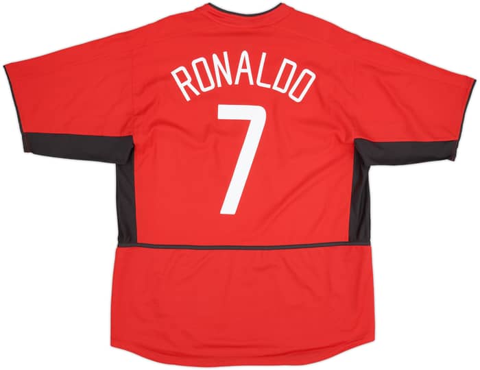 Camiseta de local del Manchester United 2002-04 Ronaldo #7 - 10/10 - (3XL)