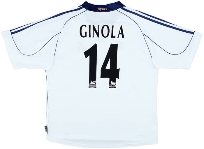 1999-01 Tottenham Home Shirt Ginola #14 - 9/10 - (XL)
