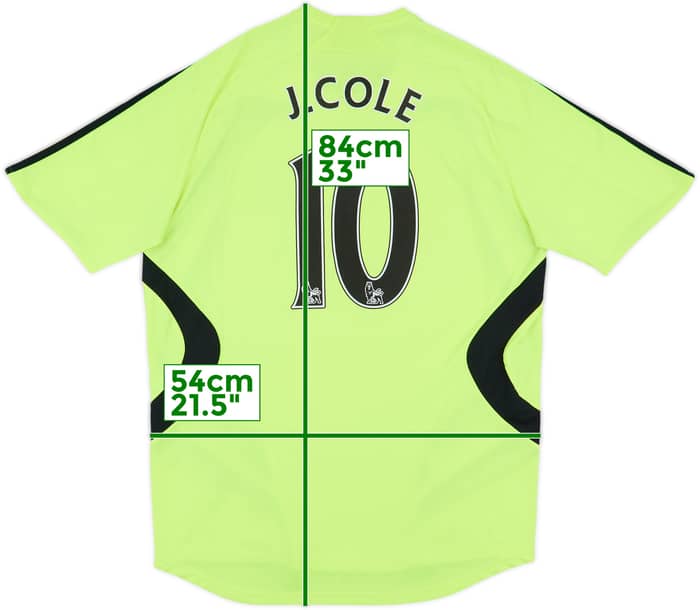 2007-08 Chelsea Away Shirt J.Cole #10 - 8/10 - (L)