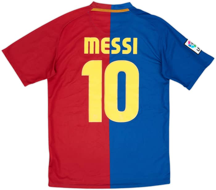2008-09 Barcelona Home Shirt Messi #10 - 7/10 - (S)