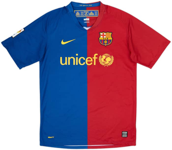 2008-09 Barcelona Home Shirt Messi #10 - 7/10 - (S)