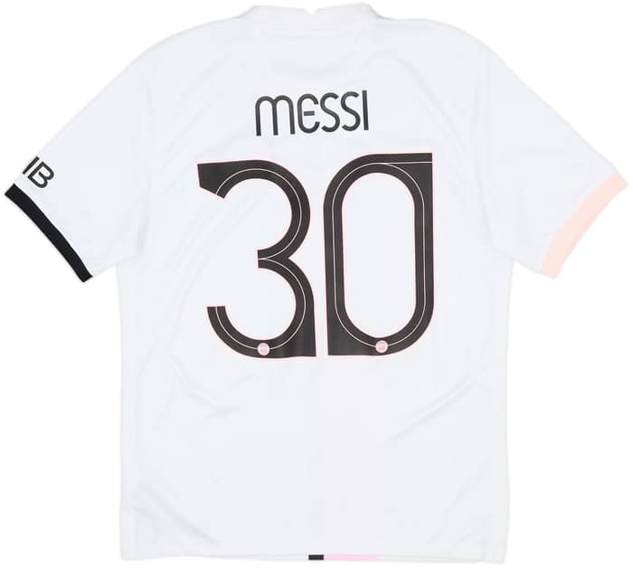 2021-22 Paris Saint-Germain Away Shirt Messi #30 - 6/10 - (M)