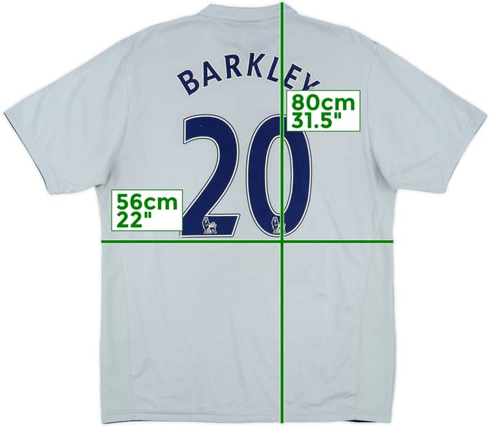 2011-12 Everton Third Shirt Barkley #20 - 7/10 - (L)