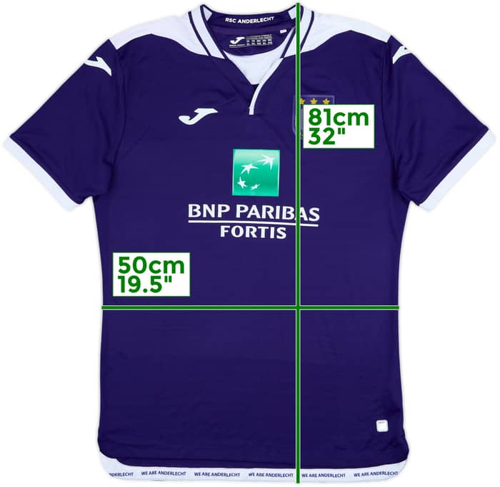 2019-20 Anderlecht Home Shirt - 10/10 - (XL)