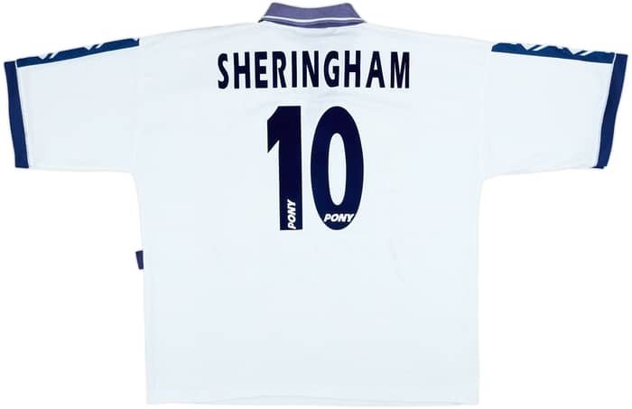 1995-97 Tottenham Home Shirt Sheringham #10 - 7/10 - (XXL)