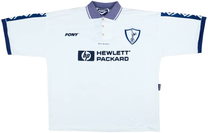 1995-97 Tottenham Home Shirt Sheringham #10 - 7/10 - (XXL)